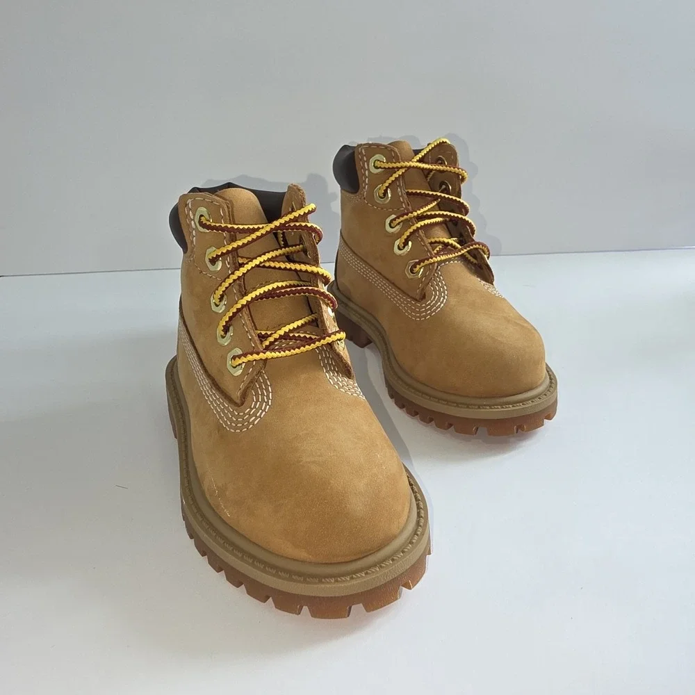 New Timberland Waterproof Boot Wheat Nubuck Toddler Size 5  TB01280971 Shoe